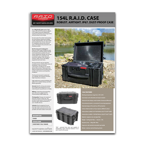 154L R.A.I.D Case Datasheet 